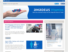 Tablet Screenshot of amadeusegyptnewsletter.com